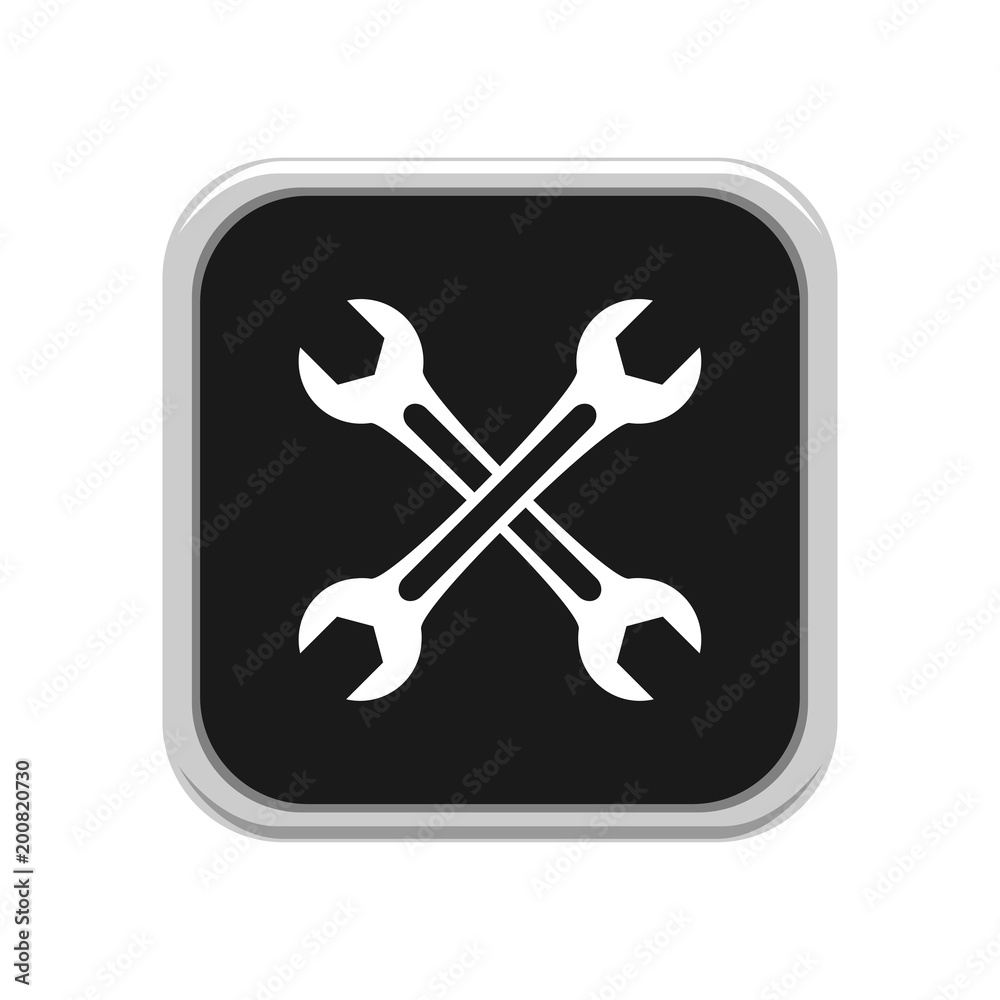 Wrench icon. Vector Illustration Wrench icon. Vector Illustration