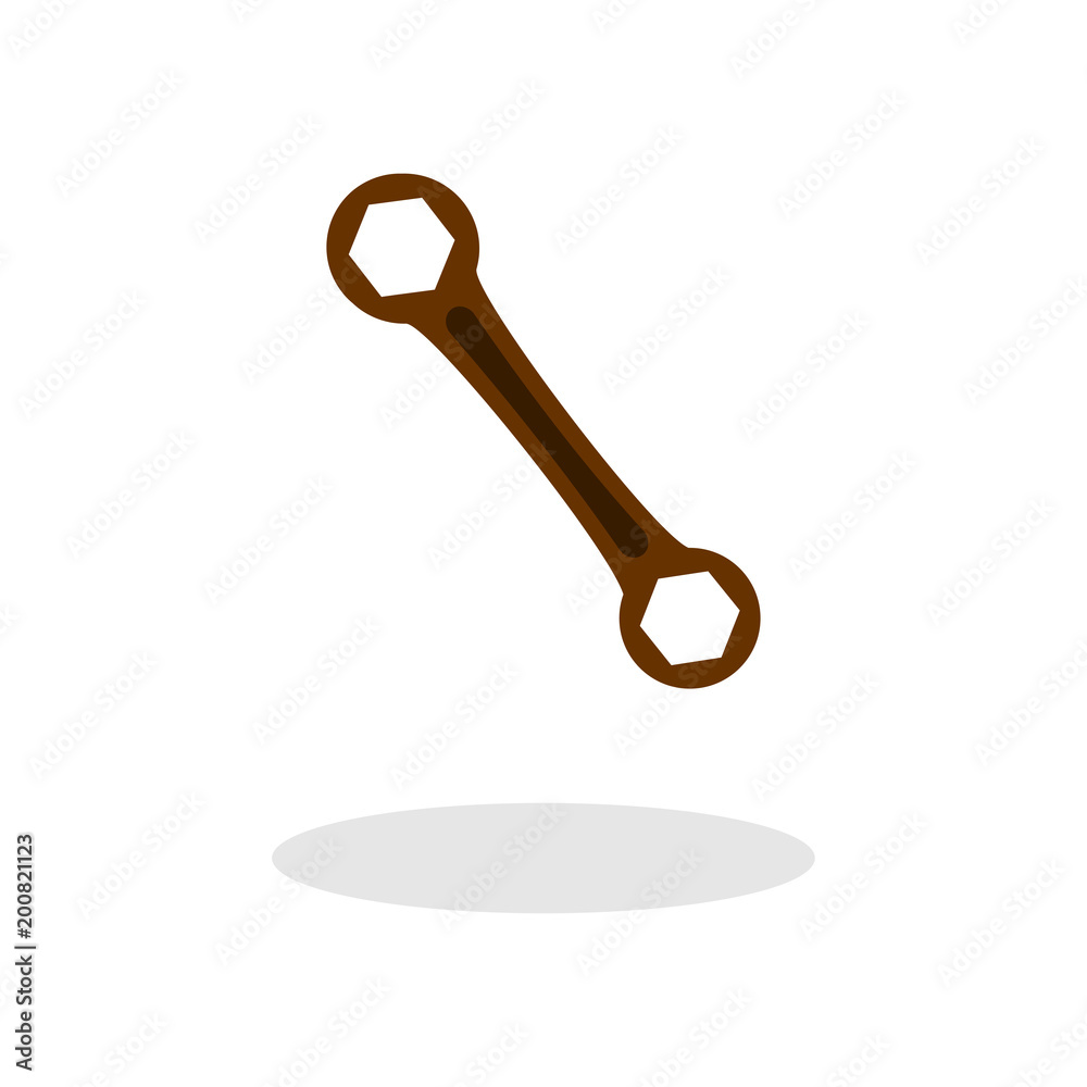 Wrench icon. Vector Illustration Wrench icon. Vector Illustration