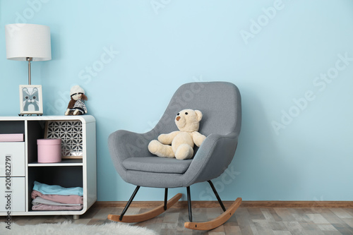 Elegant room interior with ...