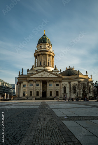 The German cathedral in Berlin located on the gendarme market
