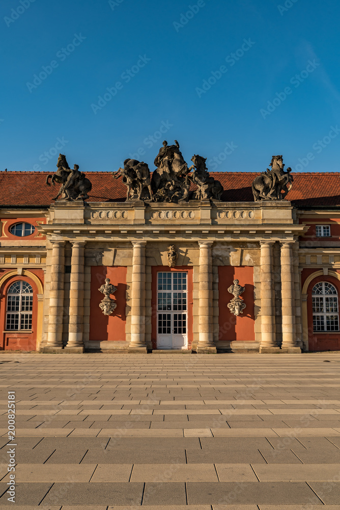 A front perspective of the Marstall in Potsdam