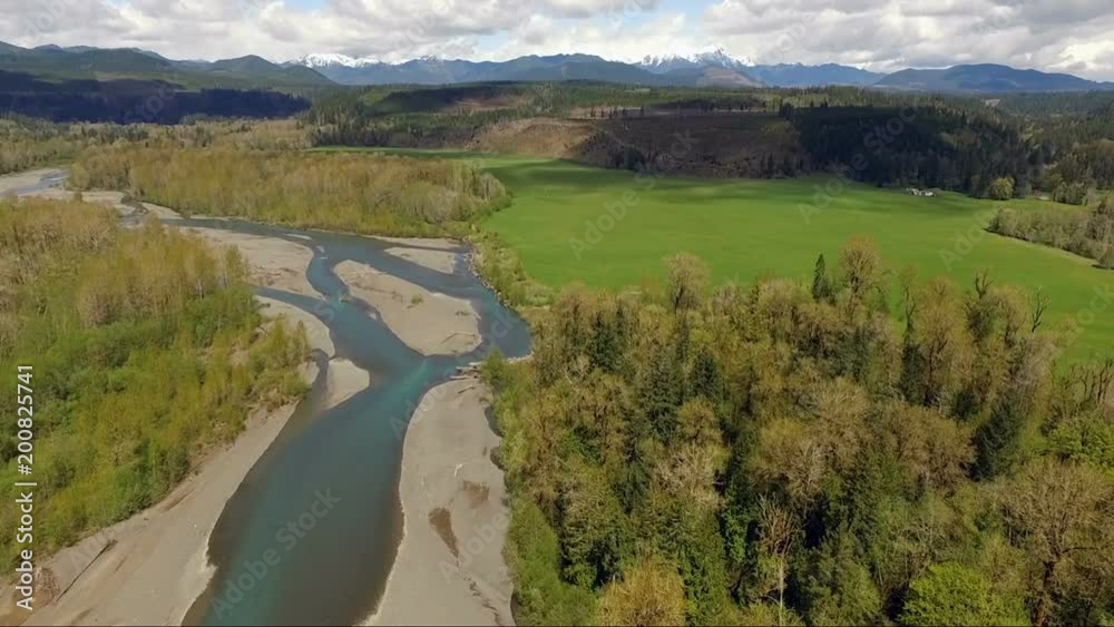 South Fork Skokomish River Olympic Mountain Range Washington State South Fork Skokomish River Olympic Mountain Range Washington State