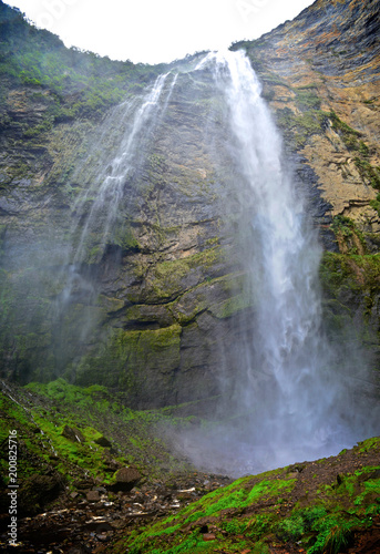 Gocta waterfall  771m high. Chachapoyas  Amazonas  Peru