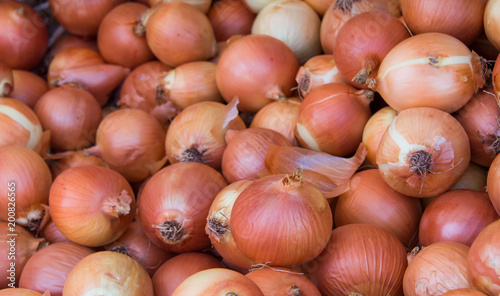 Onions Sale Background