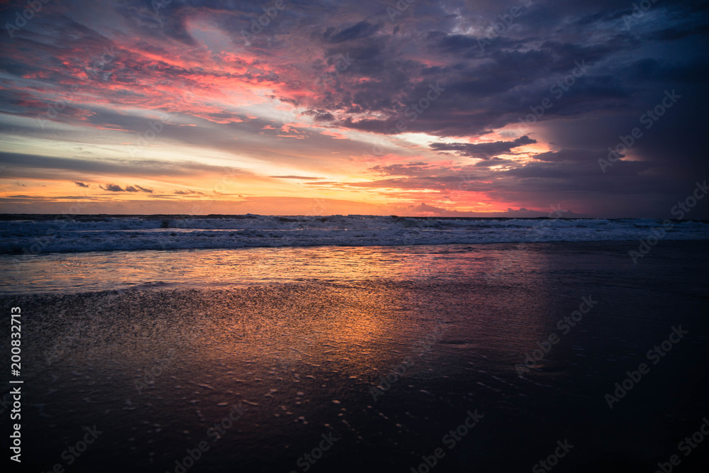 Sunset on the beach Sunset on the beach