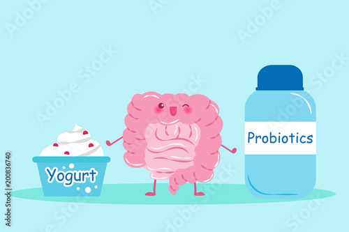 intestine with probiotics