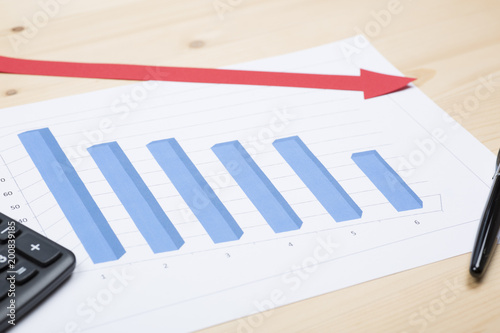 不振な売り上げ