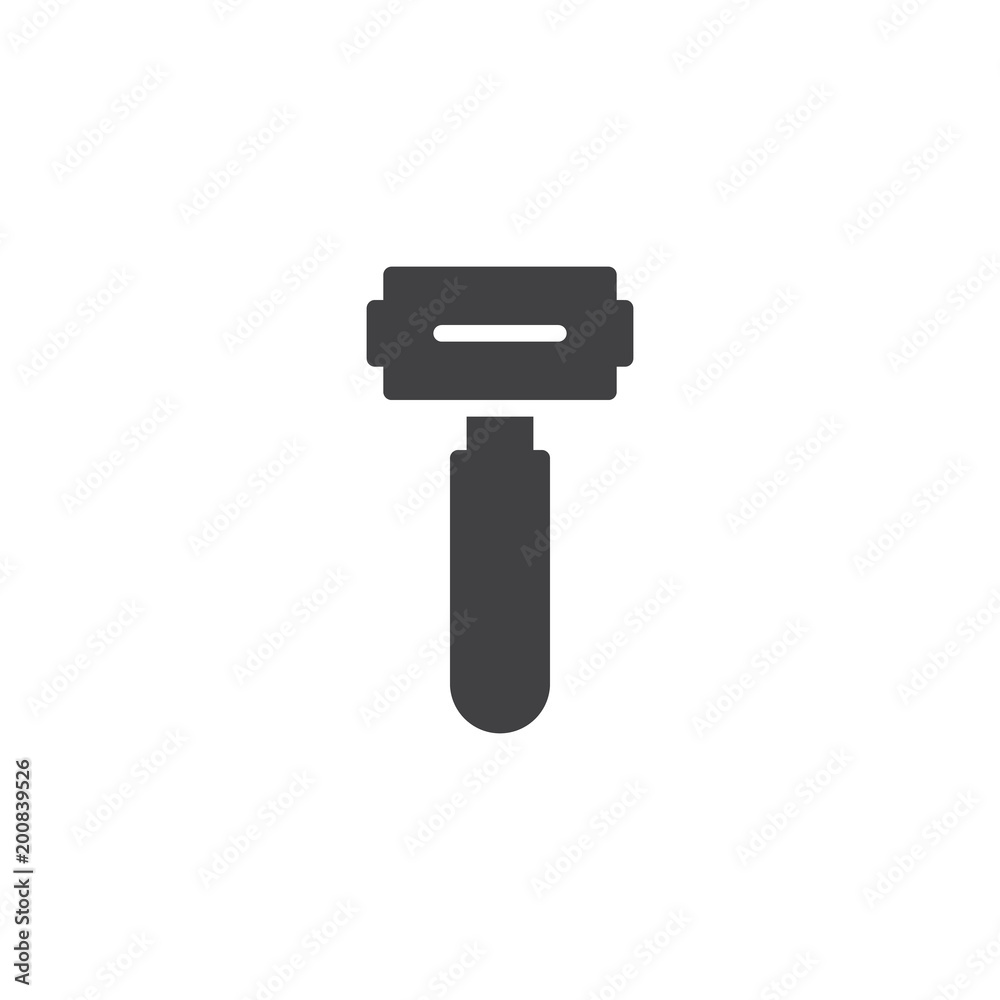 Shaving razor vector icon. filled flat sign for mobile concept and web design. Razor blade simple solid icon. Symbol, logo illustration. Pixel perfect vector graphics Shaving razor vector icon. filled flat sign for mobile concept and web design. Razor blade simple solid icon. Symbol, logo illustration. Pixel perfect vector graphics