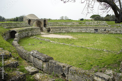 Paestum, anfiteatro photo