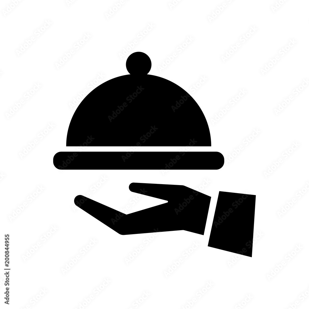 food, hotel service,hand waiter, restaurant icon vector food, hotel service,hand waiter, restaurant icon vector