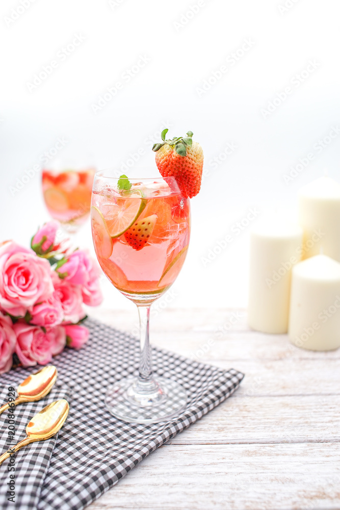 Pink Detox Drink of Strawberry, Cucumber and Lime, Idea for Infused Water, Detox Juice, Summer Drink, Party Drink Pink Detox Drink of Strawberry, Cucumber and Lime, Idea for Infused Water, Detox Juice, Summer Drink, Party Drink