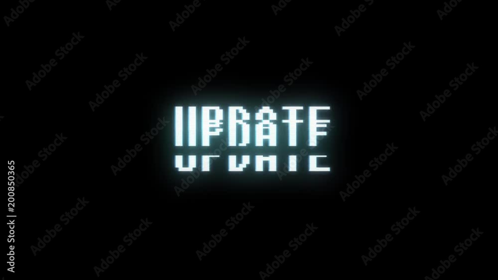 retro videogame UPDATING word text computer old tv glitch interference noise screen animation seamless loop New quality universal vintage motion dynamic animated background colorful joyful video retro videogame UPDATING word text computer old tv glitch interference noise screen animation seamless loop New quality universal vintage motion dynamic animated background colorful joyful video