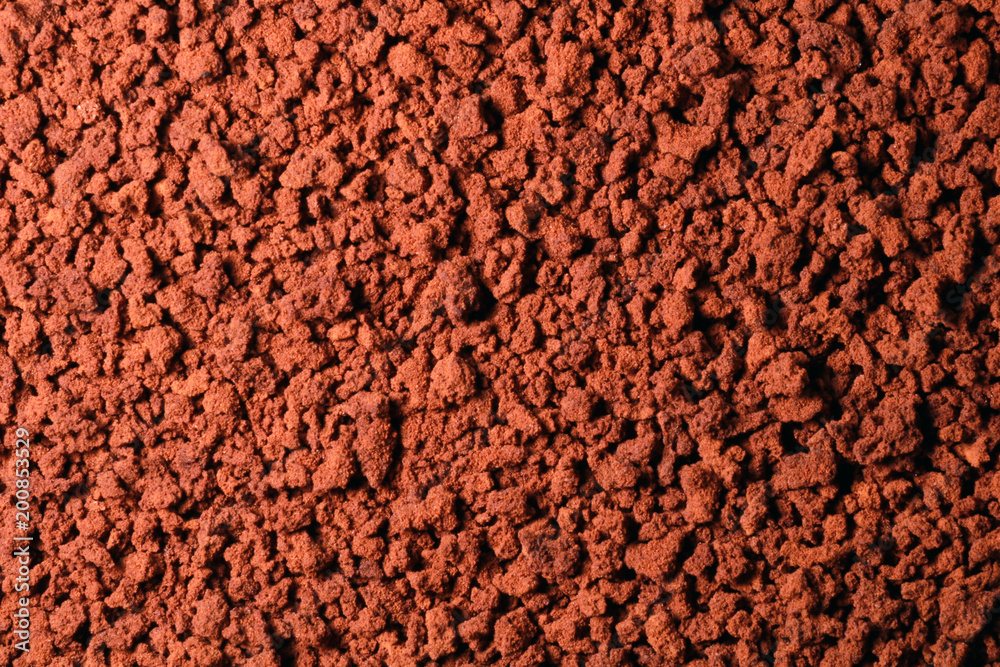 Instant coffee in granules. Instant coffee background macro. Instant coffee in granules. Instant coffee background macro.
