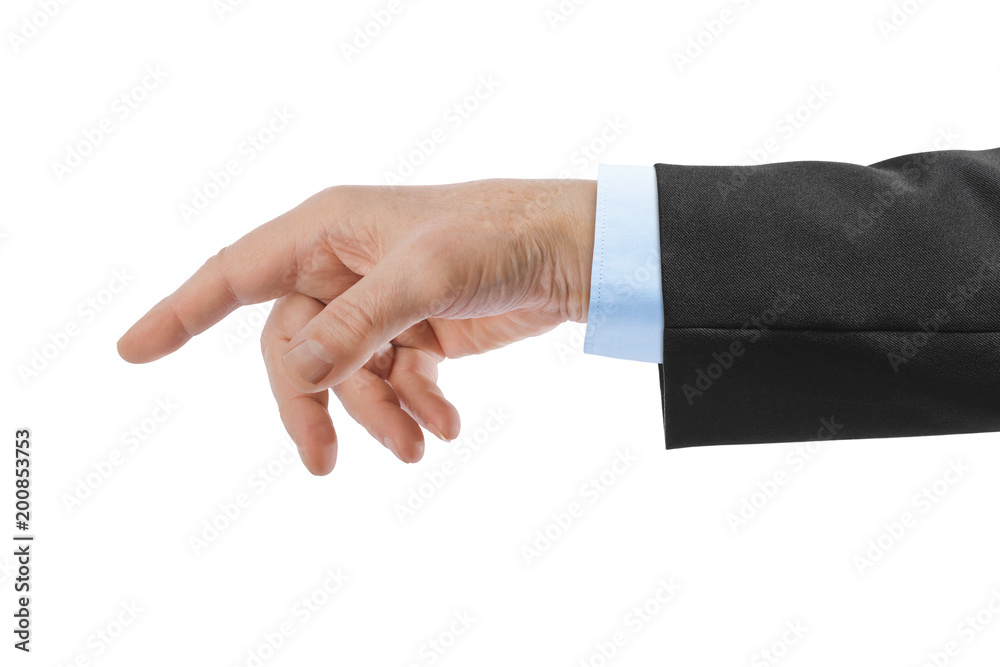 Pointing hand Pointing hand
