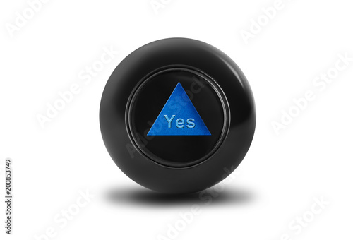 Magic ball with prediction Yes