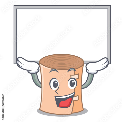 Up board medical gauze character cartoon