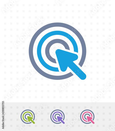 Pointer Click - Mix Icons. A professional, pixel-perfect icon.