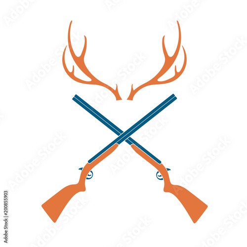 Hunting club logo icon