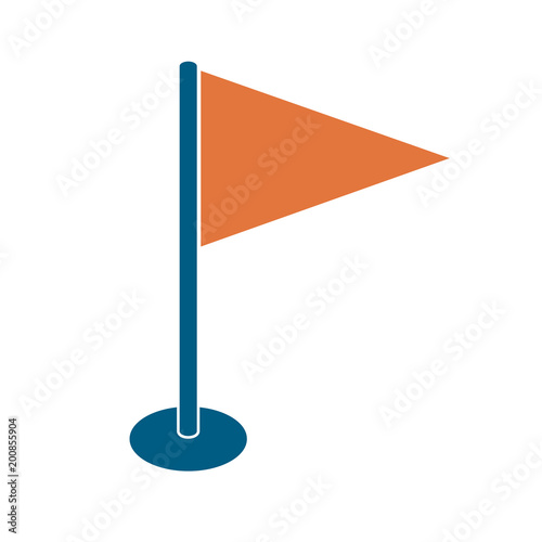 Flag marker icon
