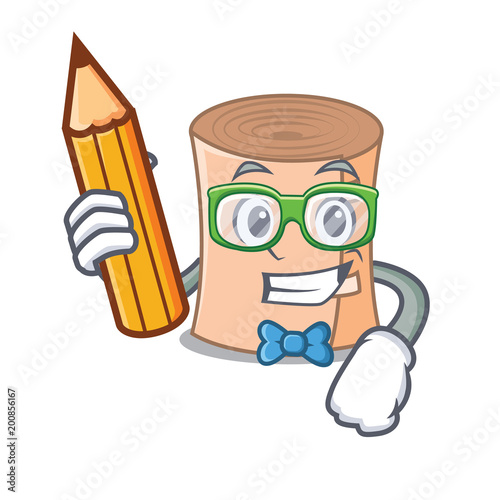 Student medical gauze character cartoon