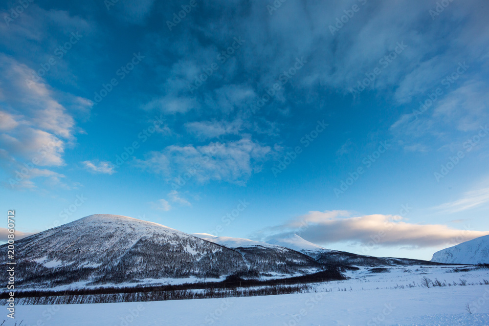 Fototapeta premium Winter in Norwegen