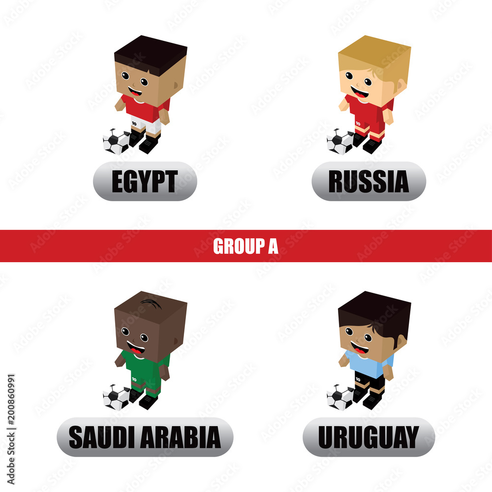 group team russia soccer tournament 2018