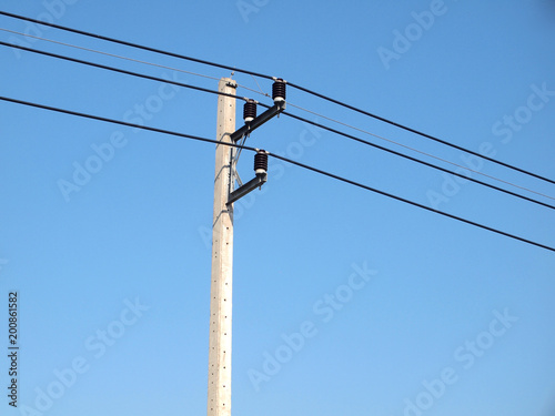 electricity post at Thailand