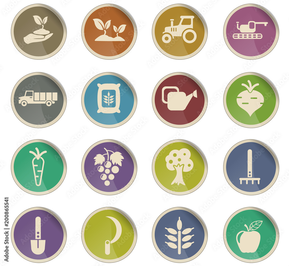 agricaltural icon set agricaltural icon set
