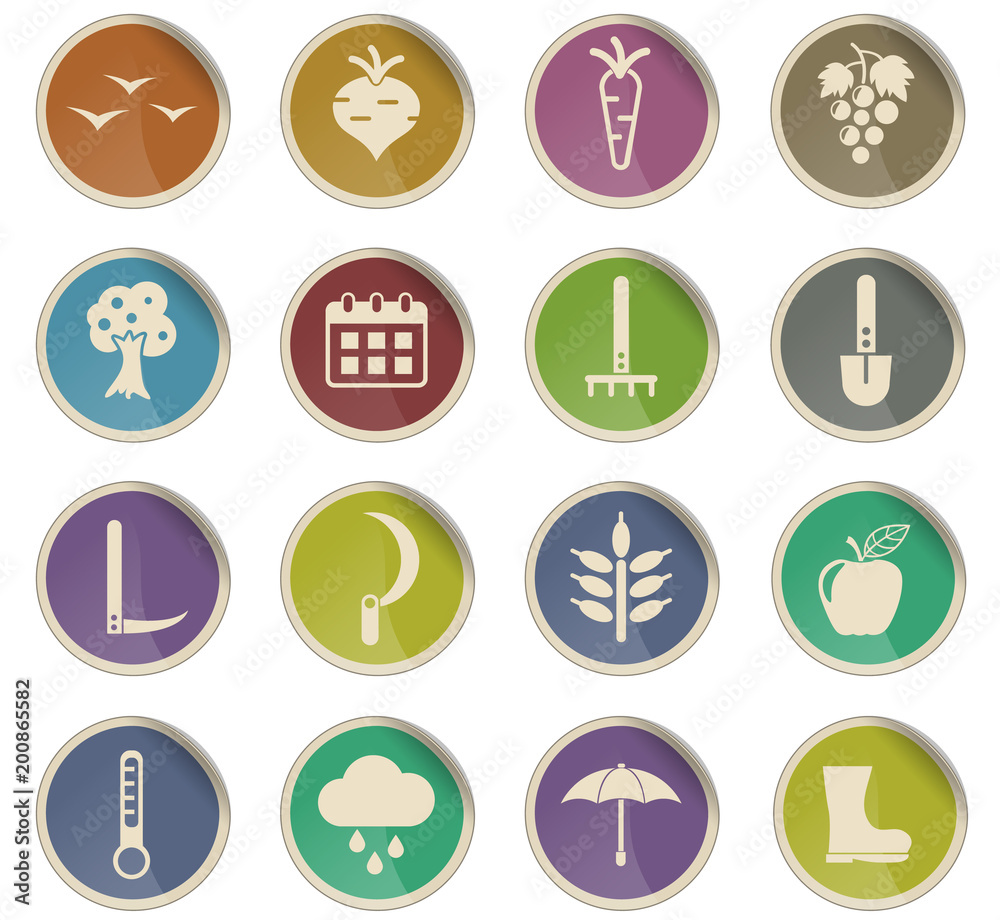 autmn icon set autmn icon set