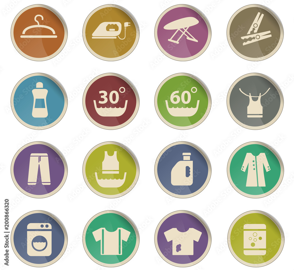 laundry icon set laundry icon set