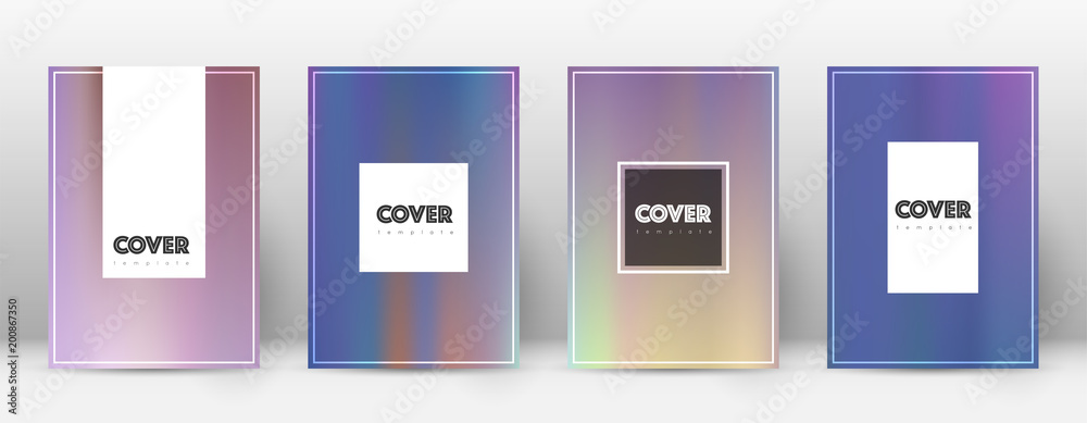 Flyer layout. Hipster creative template for Brochure, Annual Report, Magazine, Poster, Corporate Presentation, Portfolio, Flyer. Amazing bright hologram cover page. Flyer layout. Hipster creative template for Brochure, Annual Report, Magazine, Poster, Corporate Presentation, Portfolio, Flyer. Amazing bright hologram cover page.