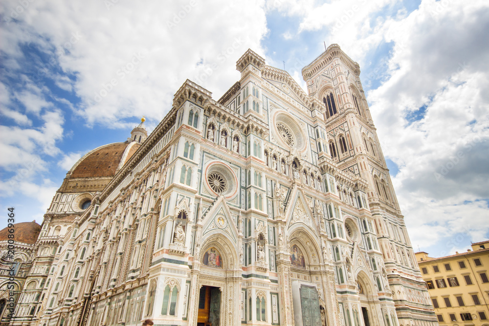 Europe Florence italy, Duomo di Firenze, Dome famous place square,building in summer background, Italy landscape
