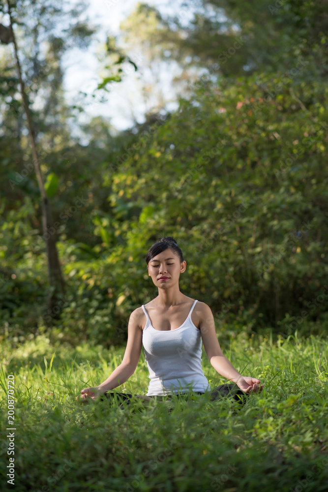 woman playing yoga garden field weekend holiday lifestyle park outdoor nature background. woman playing yoga garden field weekend holiday lifestyle park outdoor nature background.