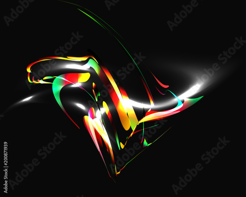 Abstract background composed of simple elements 