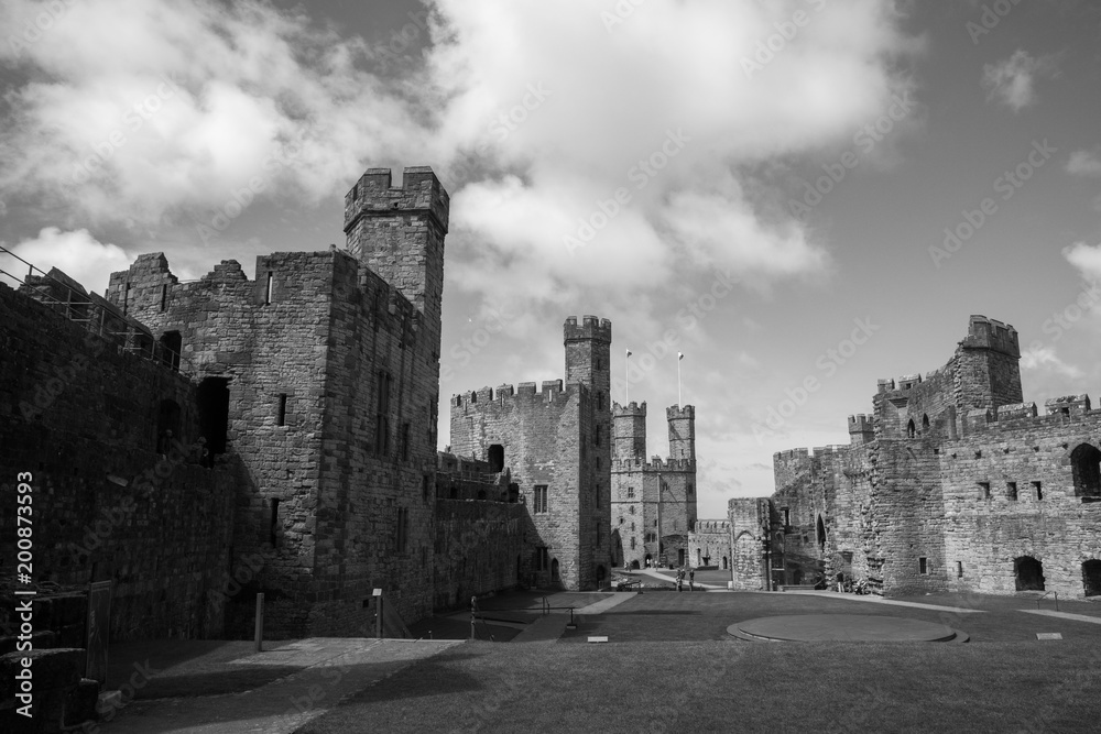 Die Festung von Caernarfon - Wales