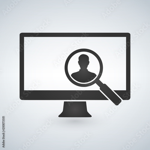 computer monitor and magnif...