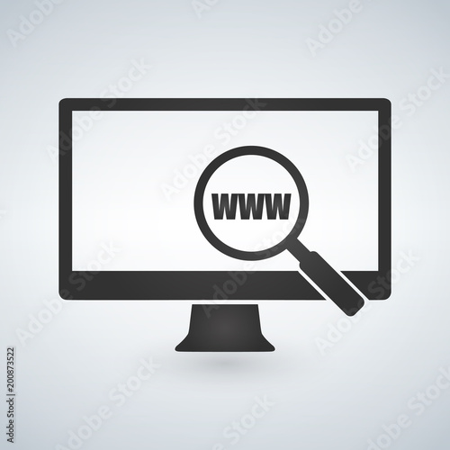 computer monitor and magnif...