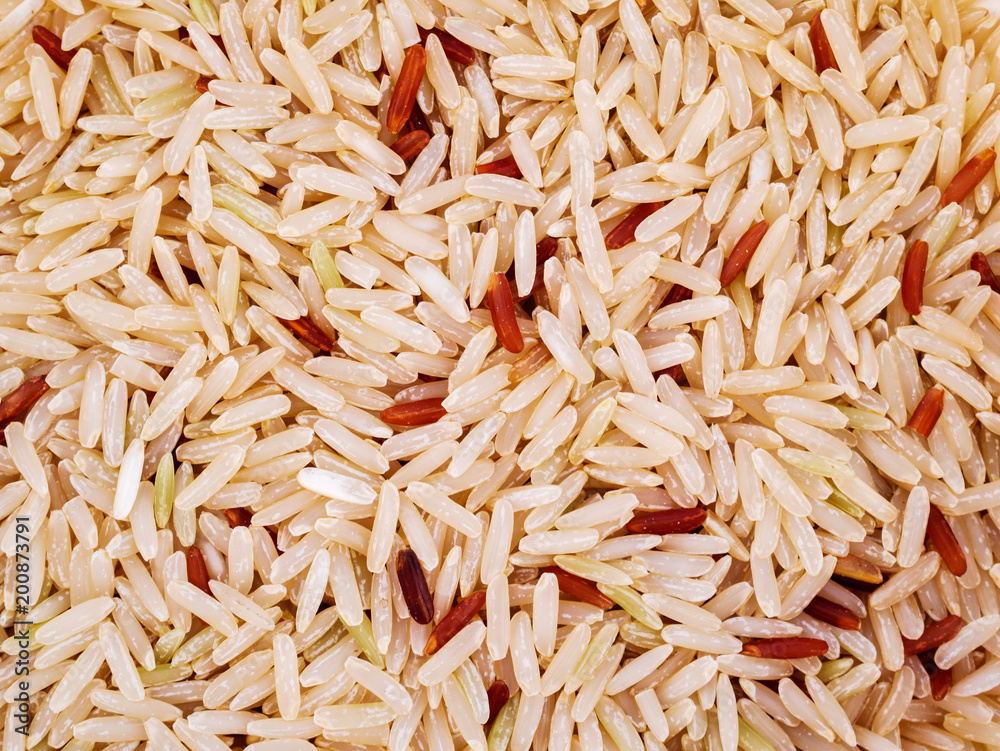 Jasmine brown rice texture Jasmine brown rice texture