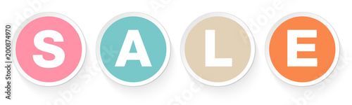 Buttons "Sale" Retro