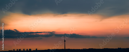 TV Tower silhouette