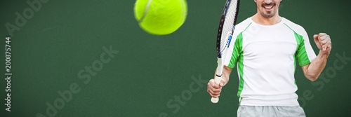 Composite image of tennisman photo