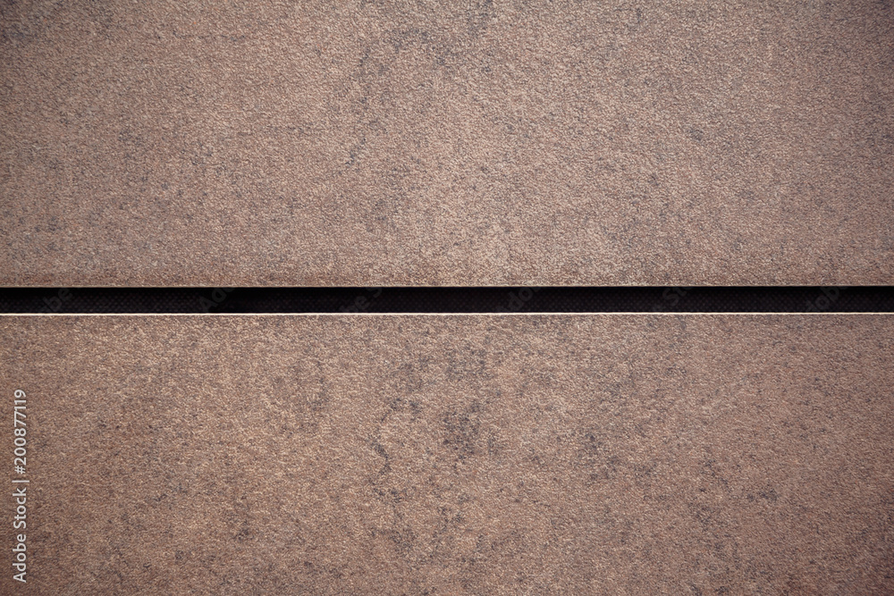 Fototapeta premium Brown ceramic tile with seams. Abstract: lines, pattern, background