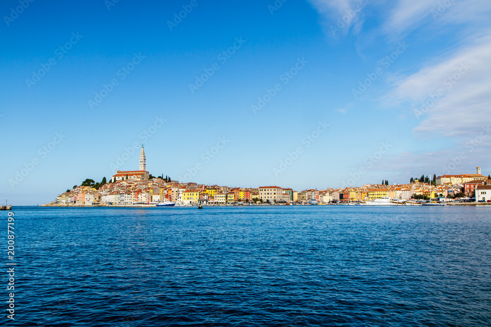 Rovinj is a city in Croatia situated on the north Adriatic Sea Located on the western coast of the Istrian peninsula, it is a popular tourist resort and an active fishing port.