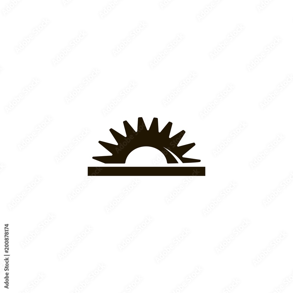 Saw icon. flat design Saw icon. flat design
