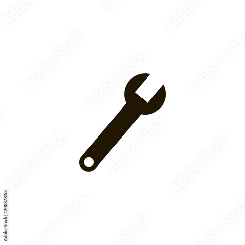 wrench icon.flat design