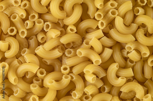 pasta macaroni and spaghetti texture background close-up