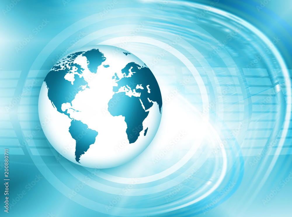 Best Internet Concept of global business. Globe, glowing lines on technological background. Wi-Fi, rays, symbols Internet, 3D illustration Best Internet Concept of global business. Globe, glowing lines on technological background. Wi-Fi, rays, symbols Internet, 3D illustration