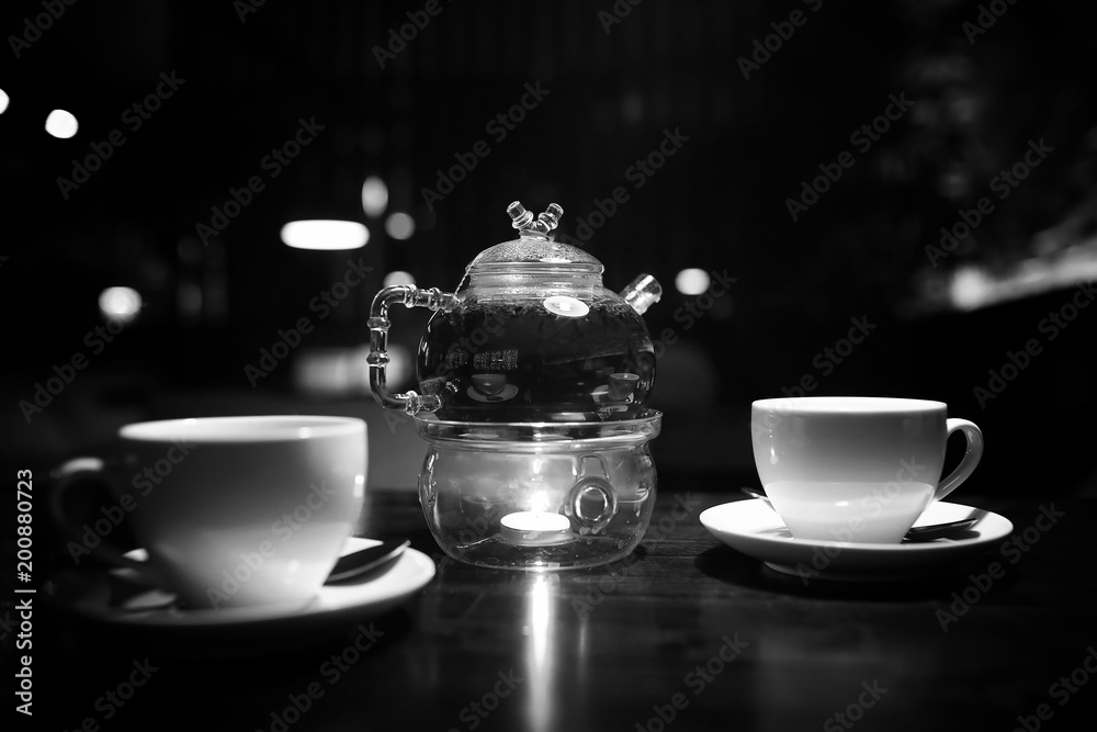 A table in a cafe objects A table in a cafe objects