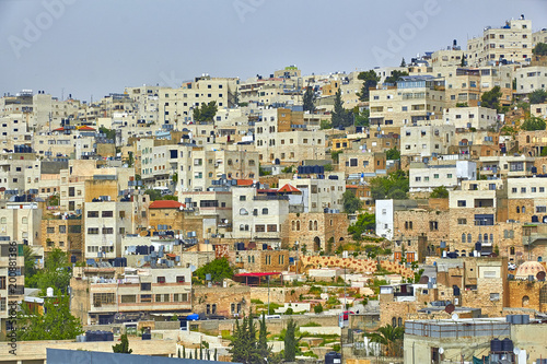 Tourists. Hebron. Ancient Jewish city in Israel.