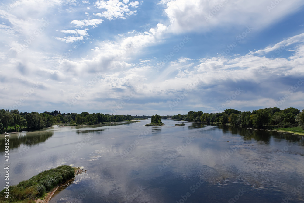 Fototapeta premium Loire river banks 